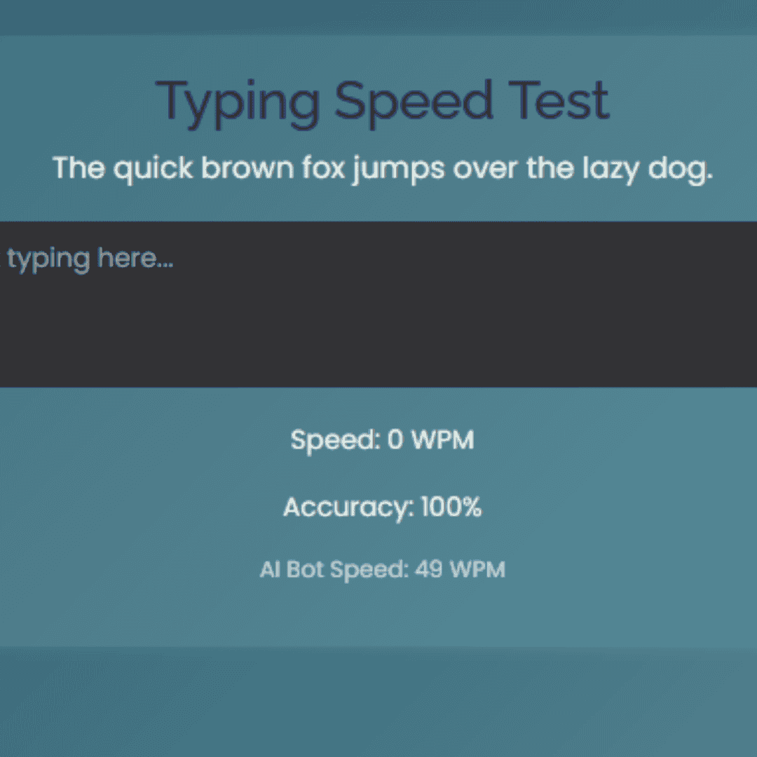 typing test game - thinkofgames